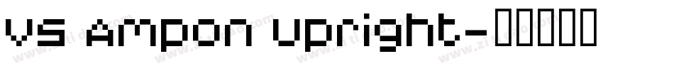 V5 Ampon Upright字体转换